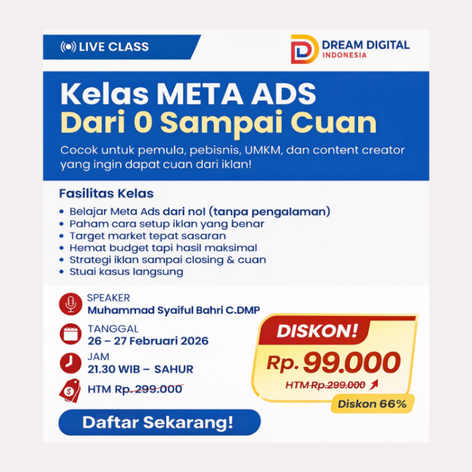 Kelas META ADS Dari 0 Sampai Cuan