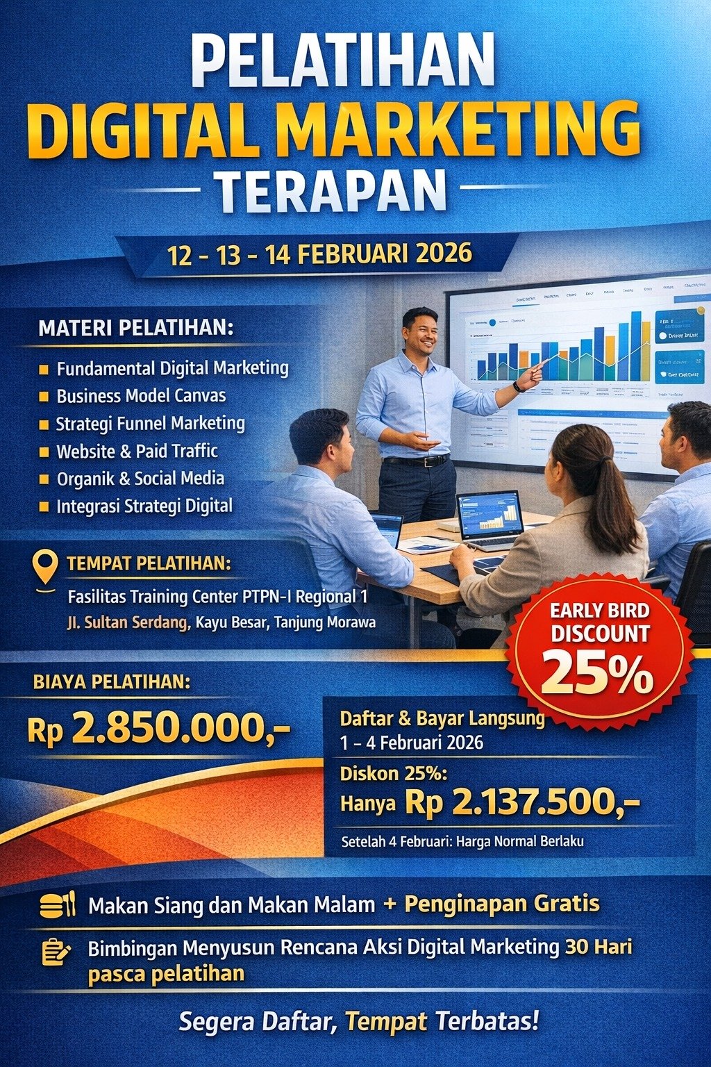 Pelatihan Digital Marketing Terapan (Offline Medan)