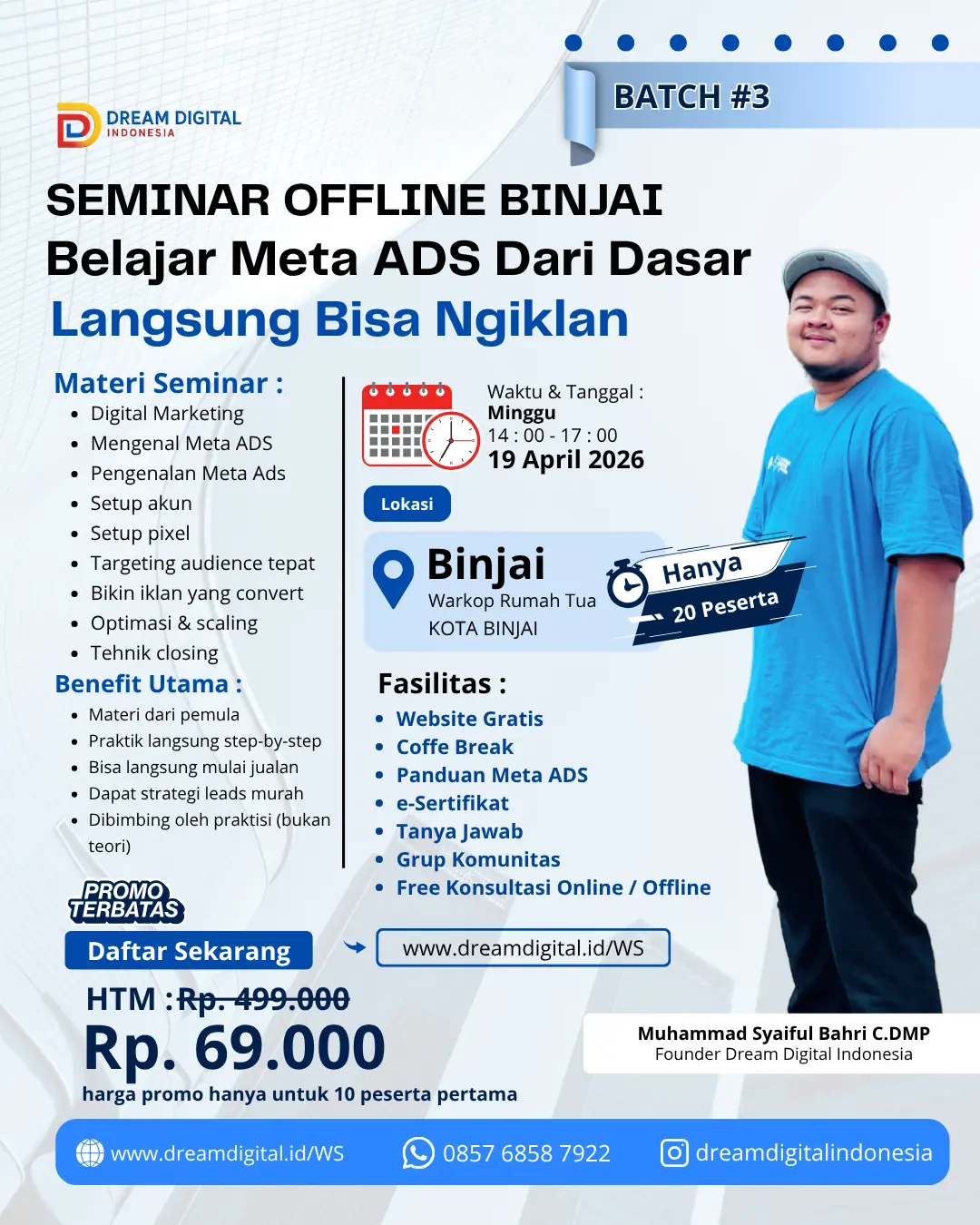 Seminar Offline Meta ADS Binjai BATCH 3